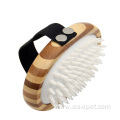 New Design Bamboo Wood Pet Bath Tool Brush